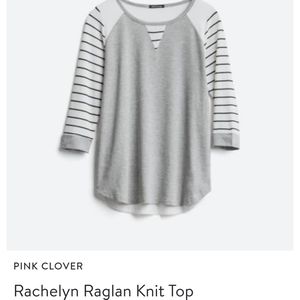 Pink Clover Reglan Knit Top